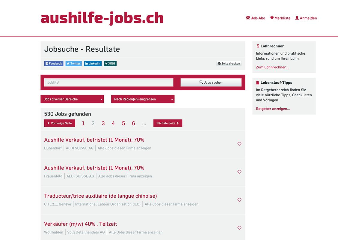 Online-Plattform fuer Aushilfsjobs - Bild 1