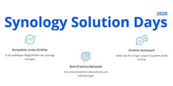 Synology Solution Days 2020 finden als Webinar-Serie statt