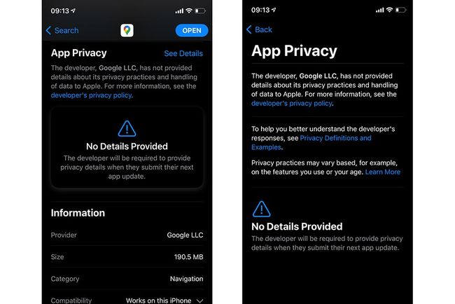 Google drueckt sich um Privacy-Angaben in Apples App Store - Bild 1