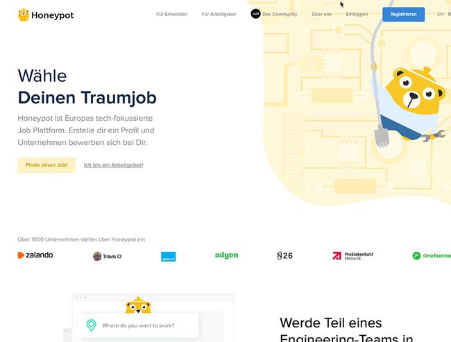 Tech-Jobplattform Honeypot startet in Zuerich - Bild 1
