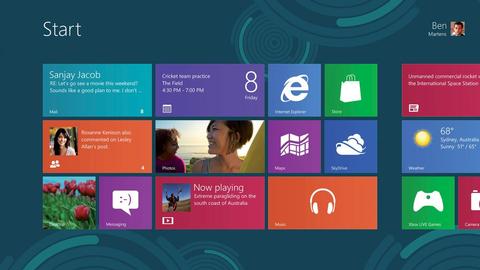 Microsoft zeigt Windows 8 im Zürcher Hauptbahnhof