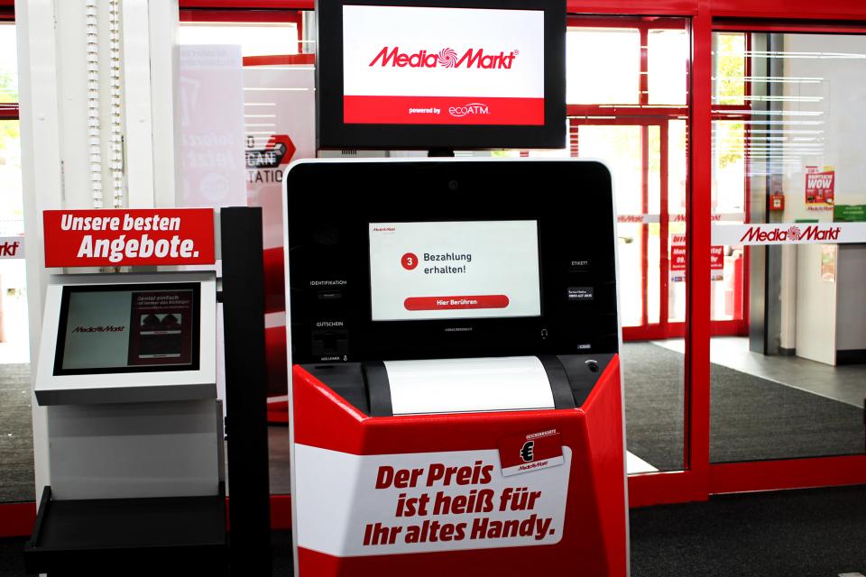 Media Markt testet in Deutschland Rueckkauf-Automaten fuer alte Handys - Bild 1